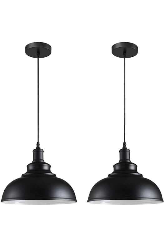 Lámparas de techo industriales vintage para iluminar tu cocina, comedor, salón o restaurante.
