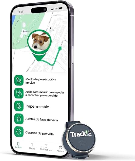 Localizador GPS para perros: Seguimiento en tiempo real y localización precisa con suscripción incluida.