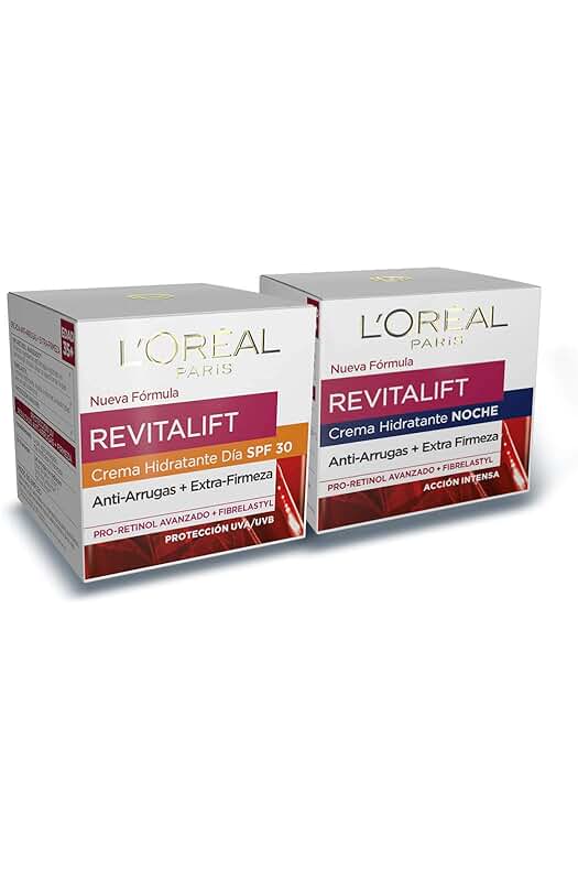 LOréal Paris Revitalift Set - Cuidado Facial Completo para una Piel más Joven y Firme
