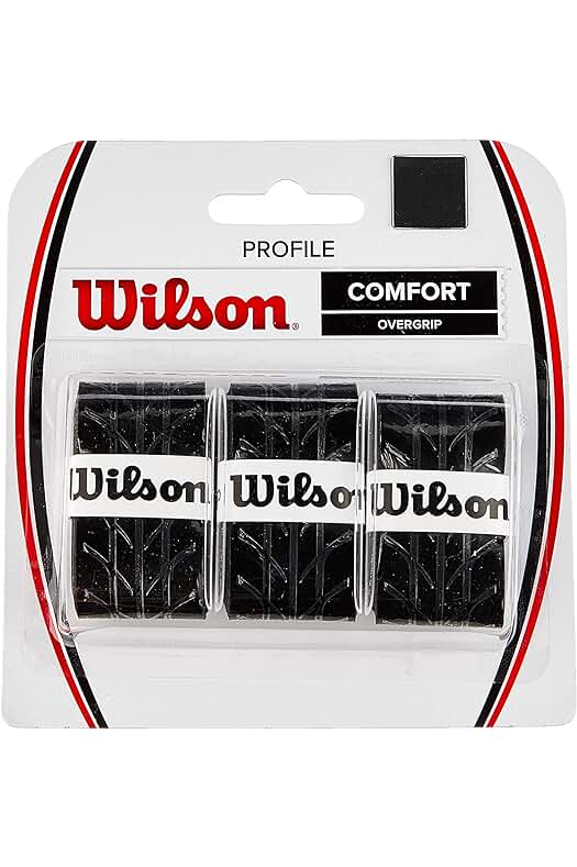 Lote de 3 Sobreempuñaduras Wilson para un agarre óptimo y mayor comodidad en tu juego.