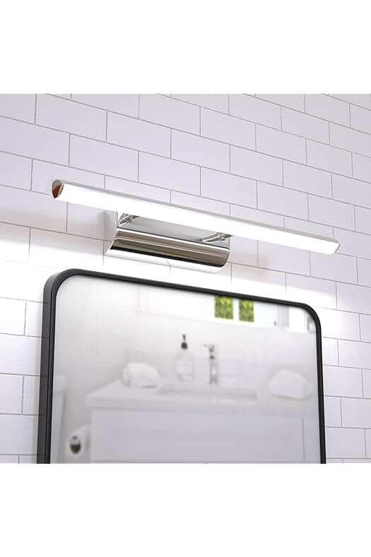 Luces LED ajustables para espejo de baño - Iluminación brillante y funcional para maquillaje.
