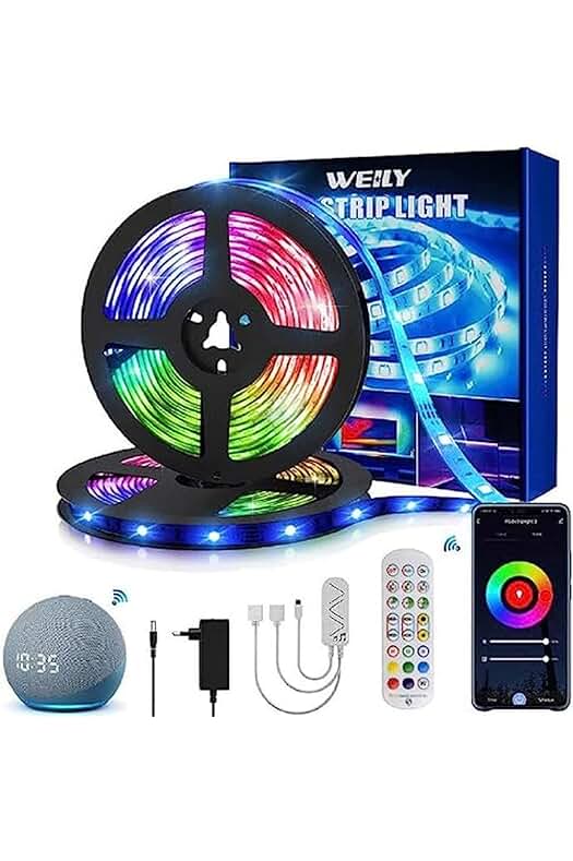 Luces Led Habitacion 15M RGB Multicolor Control Remoto Música para Decoración [Clase A++]