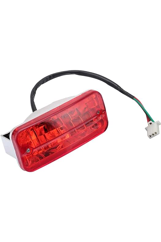 Luces traseras universales de motocicleta: Reemplazo de iluminación para motocross, ATV y bicicleta de tierra