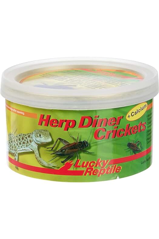 Lucky Reptile Herp Diner - Premium Crickets für insektenfressende Heimtiere - 35 g