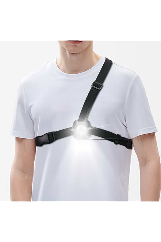 Luz de Correr Recargable con Batería de Litio de 2600 mAh y Resistente al Agua IP64.