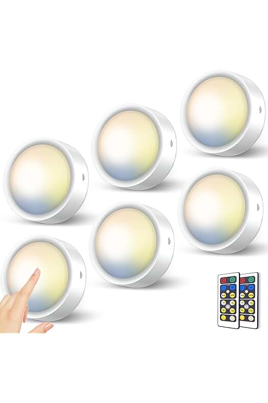 Luz LED Inalámbrica para Vitrina - Iluminación Regulable y Control Remoto - Sin Cables.