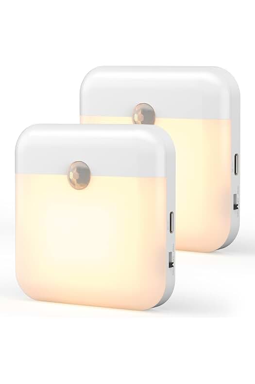 Luz Nocturna Infantil con Sensor de Movimiento y Accesorio Magnético para Habitaciones de Bebés.