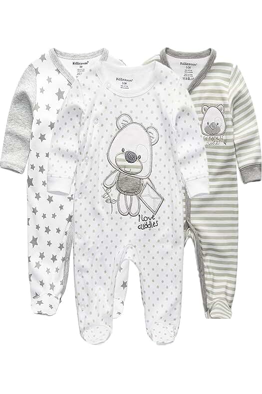 Mameluco de algodón para bebés: comodidad y estilo en una sola prenda.