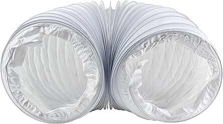 Manguera de PVC Flexible para Aire Acondicionado, Campana Extractora y Secadora - 150mm de Diámetro