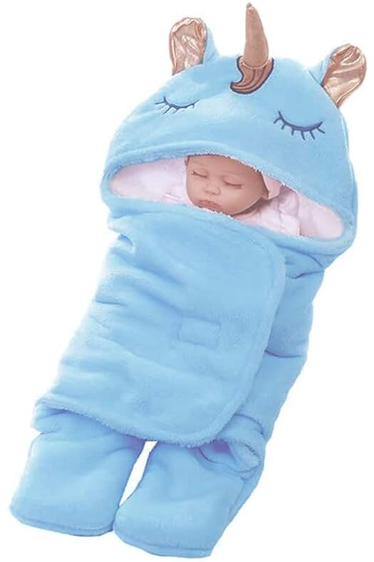 Manta envolvente térmica para bebé: Saco de dormir adorable para mantener a tu pequeño abrigado