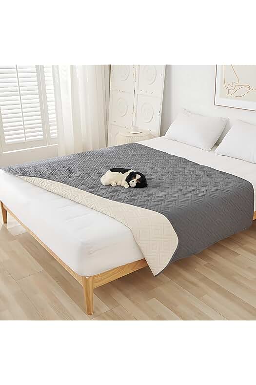 Manta para Perros: Suave y Antideslizante con Funda Lavable, Protección para Muebles.
