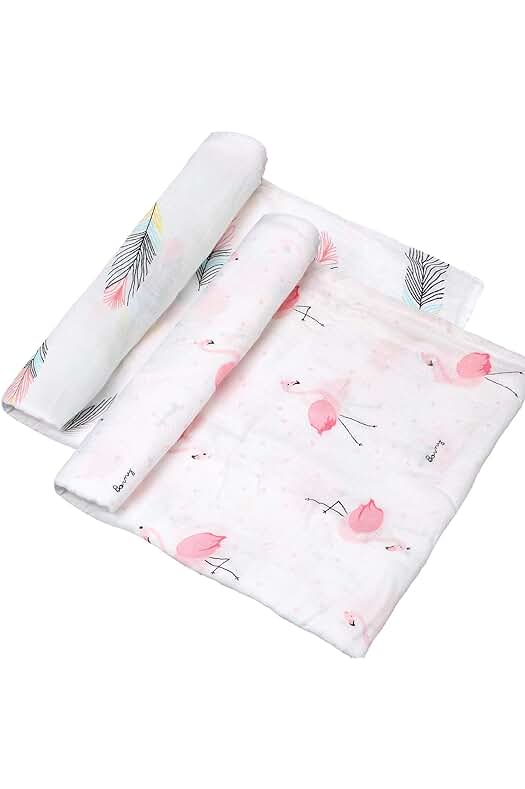 Mantas de Muselina para Bebé: Suavidad y Estilo en un Paquete de 2 Unisex