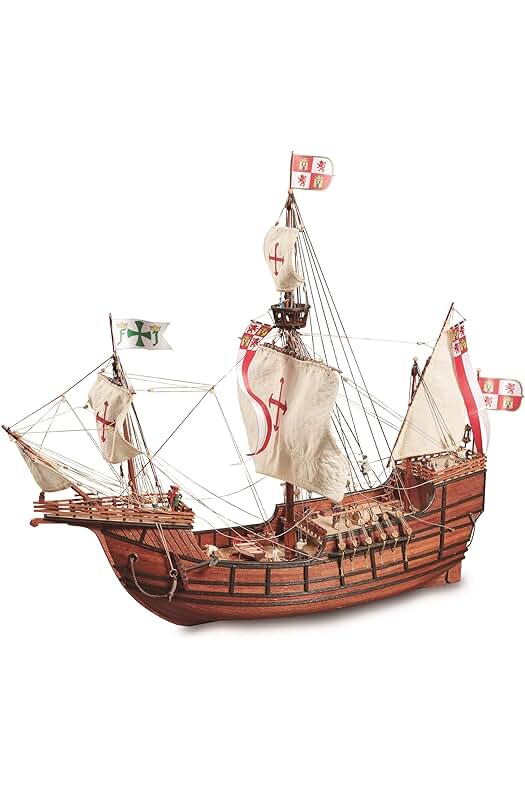 Maqueta de Barco en Madera - Carabela Santa María - Modelo 22411N - Escala 1:65