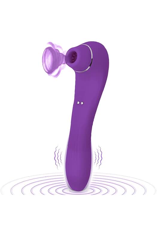 Masajeador de Clítoris 2 en 1: Experiencia de Placer Única e Impermeable