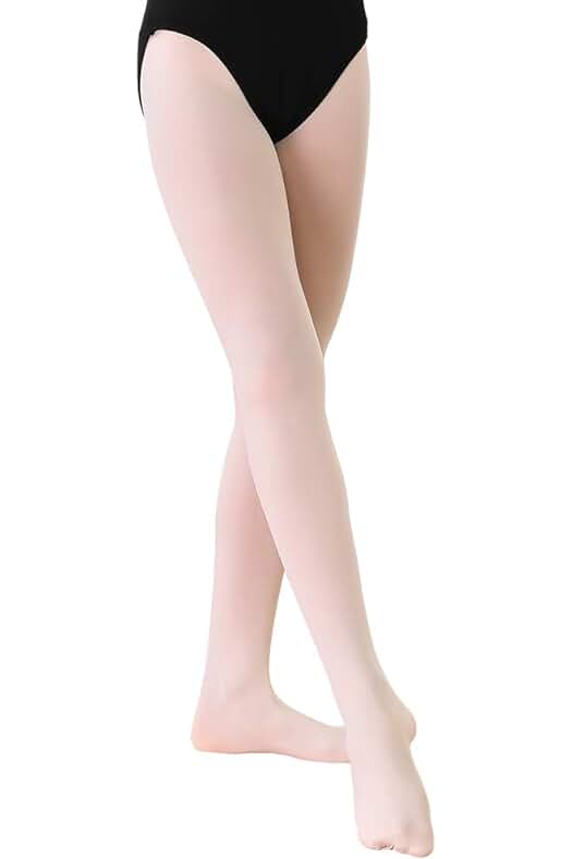 Medias de Ballet Soudittur en Rosa, Blanco y Negro para Niñas y Mujeres - 90 DEN