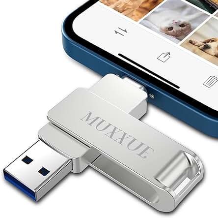 Memoria USB para iPhone 128GB: Almacenamiento expansible y compatible con múltiples dispositivos.