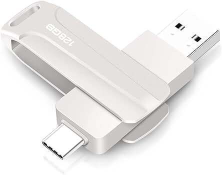 Memoria USB Tipo C 128GB: Almacenamiento externo rápido y seguro para dispositivos Android/Windows/Pc/Tablets