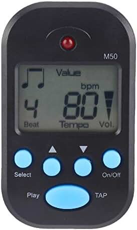 Metrónomo Digital para Guitarra: Afinación precisa y ritmo perfecto para mejorar tu música.