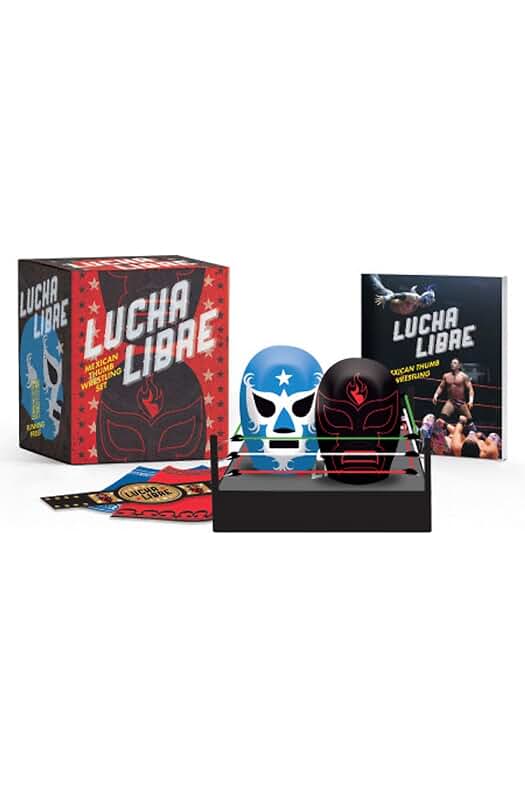 Mexican Thumb Wrestling Kit - Miniature Lucha Libre Set for Epic Thumb Battles!