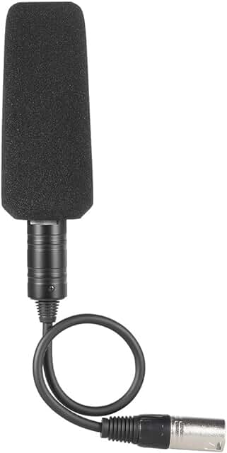 Micrófono Estéreo de Condensador para Videocámaras - Calidad Profesional y Versatilidad de Grabación.