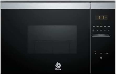 Microondas Balay 3CG4172X2: Encastrable sin marco, 20L, Aqualisis, 8 recetas, Cristal negro.