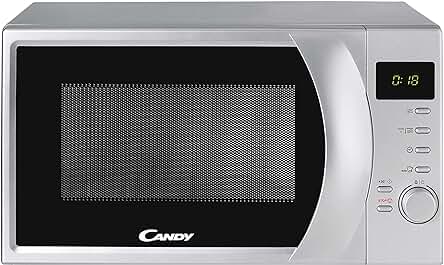 Microondas con Grill Candy Smart CMG2071DS, 20L, 700W, 6 Niveles, Digital, 9 Programas