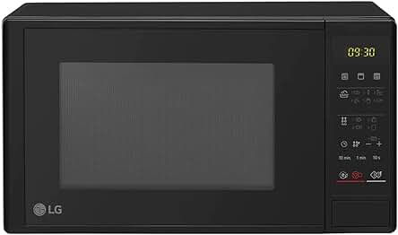 Microondas con Grill LG MH6042D - Potente, Eficiente y Fácil de Limpiar - Negro