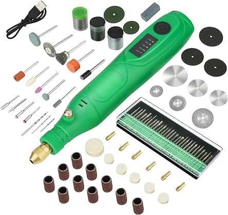 Mini Amoladora 136 Accesorios | Herramienta Multifuncional Para Bricolaje, Carpintería, Metal y Cerámica