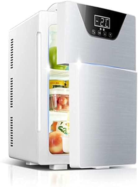 Mini Nevera para Automóvil de 20L con Congelador - Refrigerador Pequeño con Pantalla Táctil