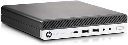 Mini PC HP EliteDesk 800 G3, i5-6500T, 8GB RAM, 256GB SSD, Windows 10 Pro
