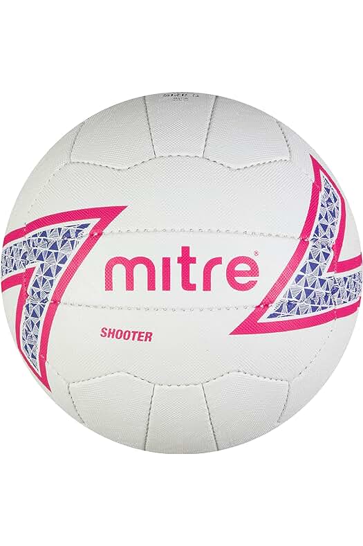 Mitre Netball Shooter, Unisexo - Mejora tu juego con esta pelota de alta calidad.