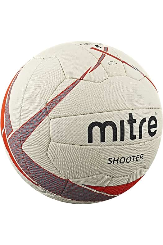 Mitre Shooter - Bola de Netball Talla 4 - Ideal para partidos y entrenamientos.