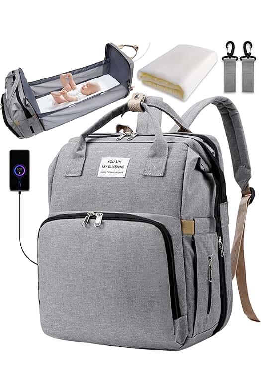 Mochila Bebé y Pañalera Bebé - Práctica y Versátil para el Cuidado de tu Bebé.
