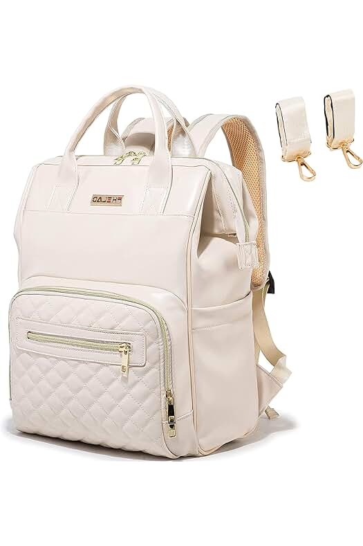 Mochila Bebe de Cuero PU: Práctica y Estilizada para Padres en Movimiento.