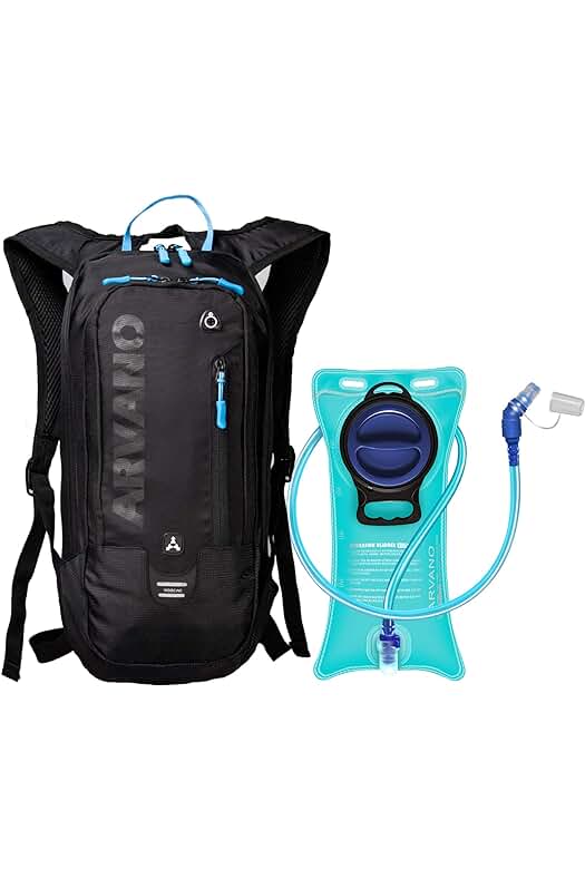 Mochila Bicicleta Montaña Arvano 6L – Ligera, Impermeable y con Bolsa de Agua 2L