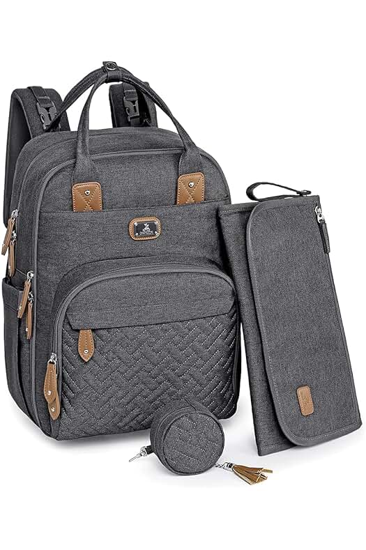 Mochila Cambiador Bebés: Práctica y espaciosa bolsa para pañales con accesorios y comodidades adicionales