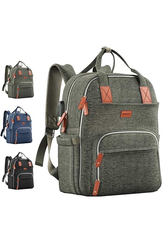 Mochila cambiador para bebé con compartimentos aislados y moderno diseño para carrito
