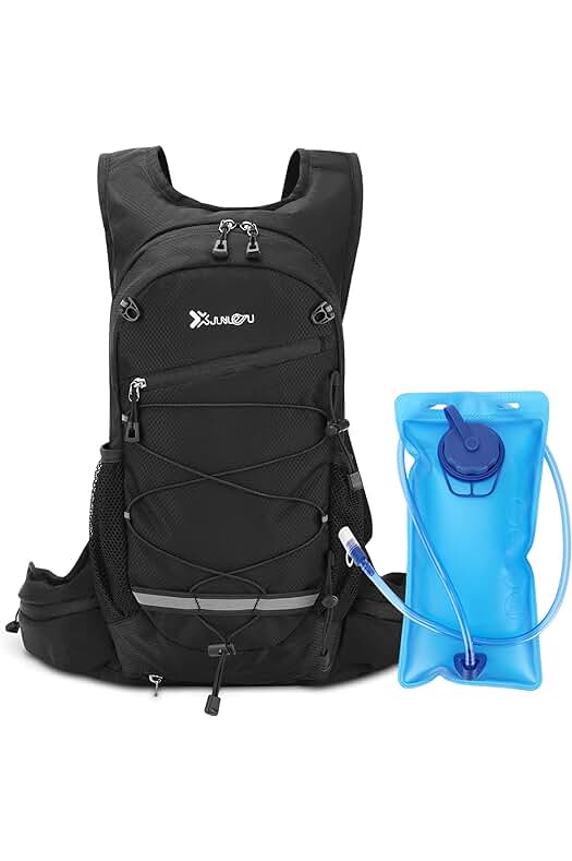 Mochila de hidratación para actividades al aire libre: senderismo, ciclismo, correr y esquí.
