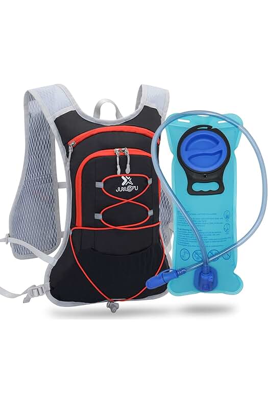 Mochila de Hidratación para Trail Running con Bolsa de Agua de 2 litros - Unisex Adulto