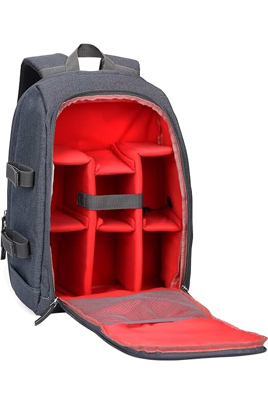 Mochila impermeable para cámara DSLR, resistente y espaciosa con soporte trípode - Selighting.