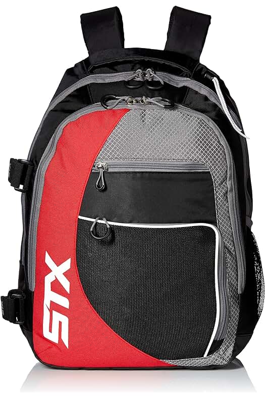 Mochila lacrosse STX Sidewinder: la elección perfecta para llevar tus equipos de forma cómoda y segura.