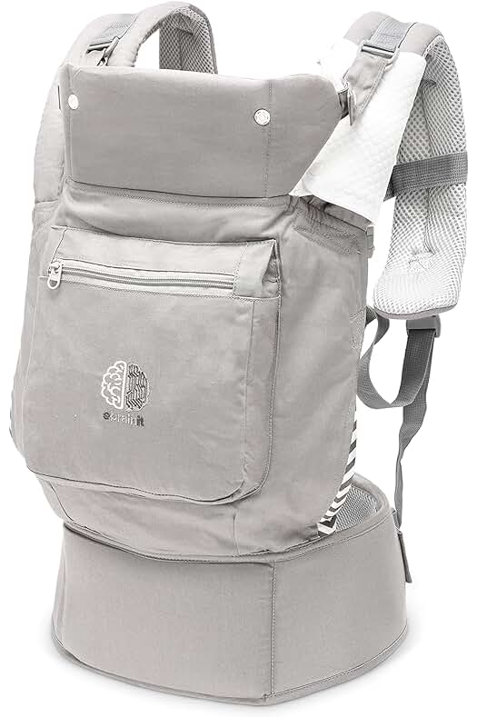 Mochila Portabebés Gris: Cómoda, Ergonómica y Transpirable para llevar a tu bebé con estilo