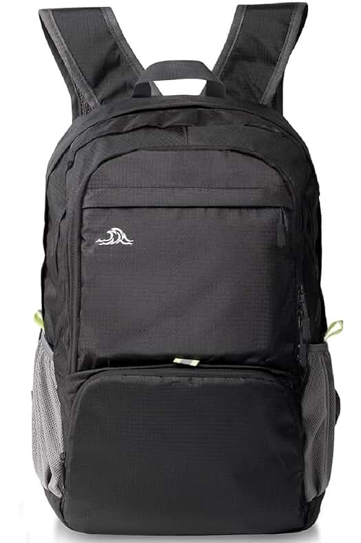 Mochila ultraligera plegable para hombre, ideal para deportes al aire libre y viajes.