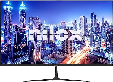 Monitor 21.5 pulgadas Full HD con conexiones VGA y HDMI de NILOX PC COMPONENTS.