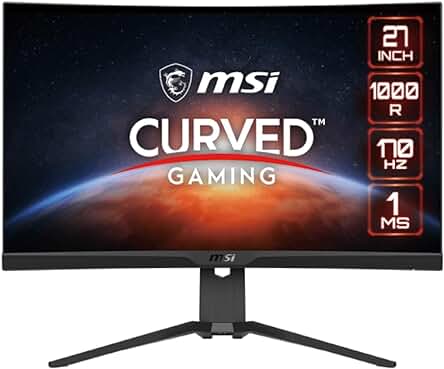 Monitor Gaming Curvo MSI G27C5 E2 - Disfruta de una experiencia de juego inmersiva.