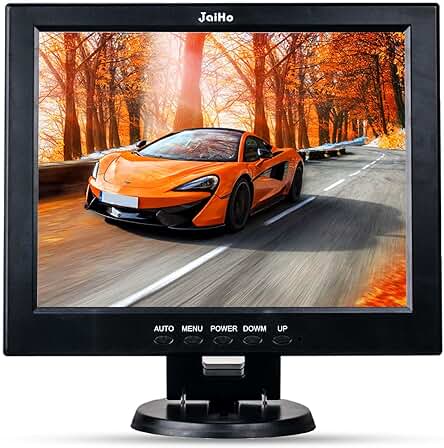 Monitor LCD de alta definición con pantalla TFT LCD HD de 12 y múltiples puertos.
