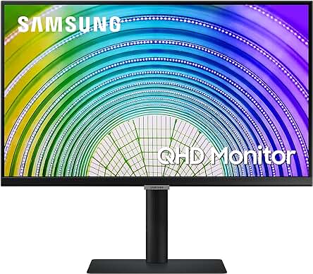 Monitor profesional Samsung - LS24A600UCUXEN: Monitor QHD de 24 con ajustes avanzados y tecnología de última generación.