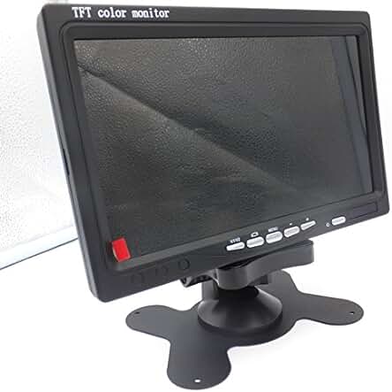 Monitor TFT 7 Pulgadas con Entradas HDMI, VGA y analógica - Alta Resolución 1024 * 600