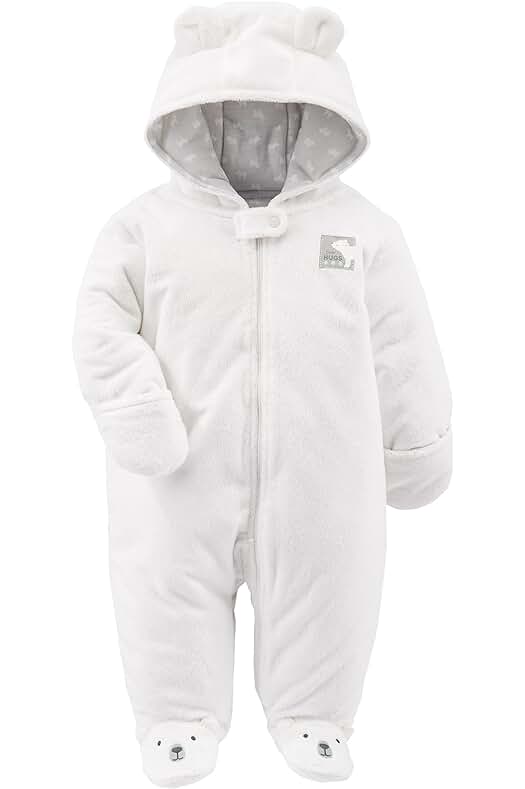 Mono para Carrito de Bebé Niña con Pies Forrados de Polar por Simple Joys by Carters.