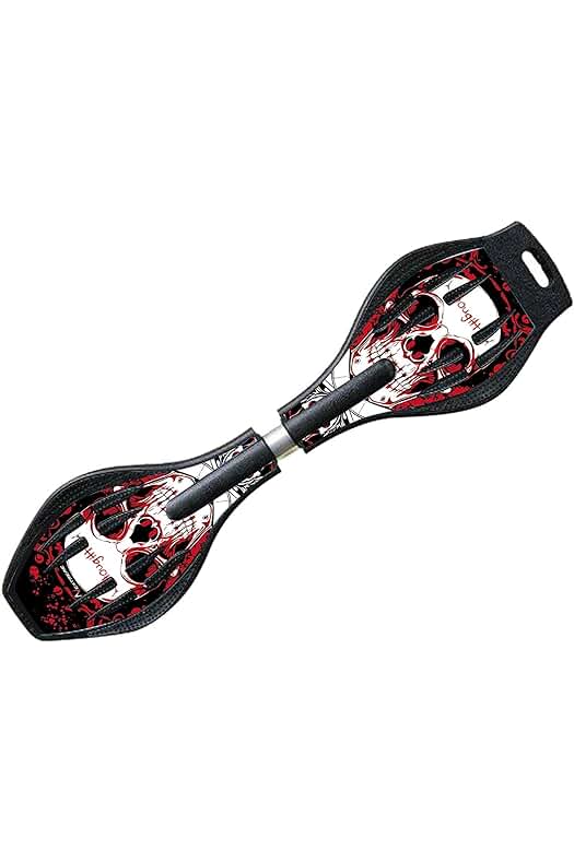 Monopatín Wave Board Urban Wave con Diseño Skull de Dos Ruedas Nextreme.